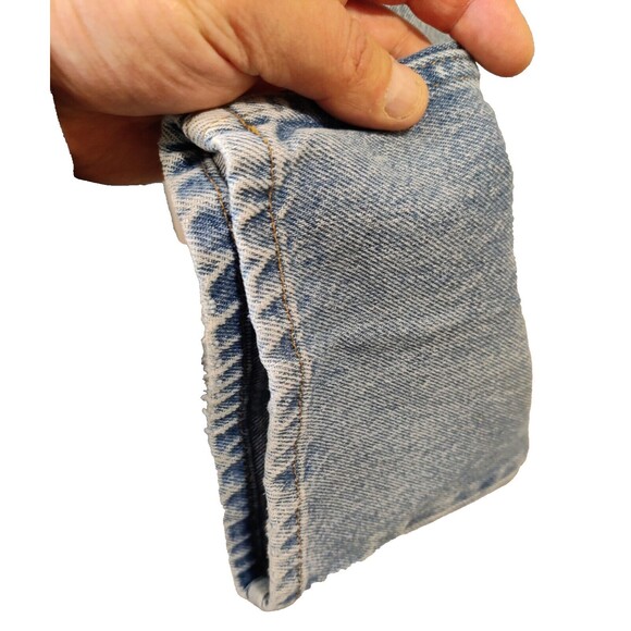 LL Bean Classic Fit Straight Denim Stonewash Size 38 x 32-Flaw or Distress - Picture 5 of 12